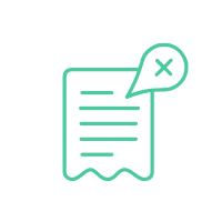 404 error icon with a document and an "X" symbol, representing a missing page for AquaOne drinking water services.
