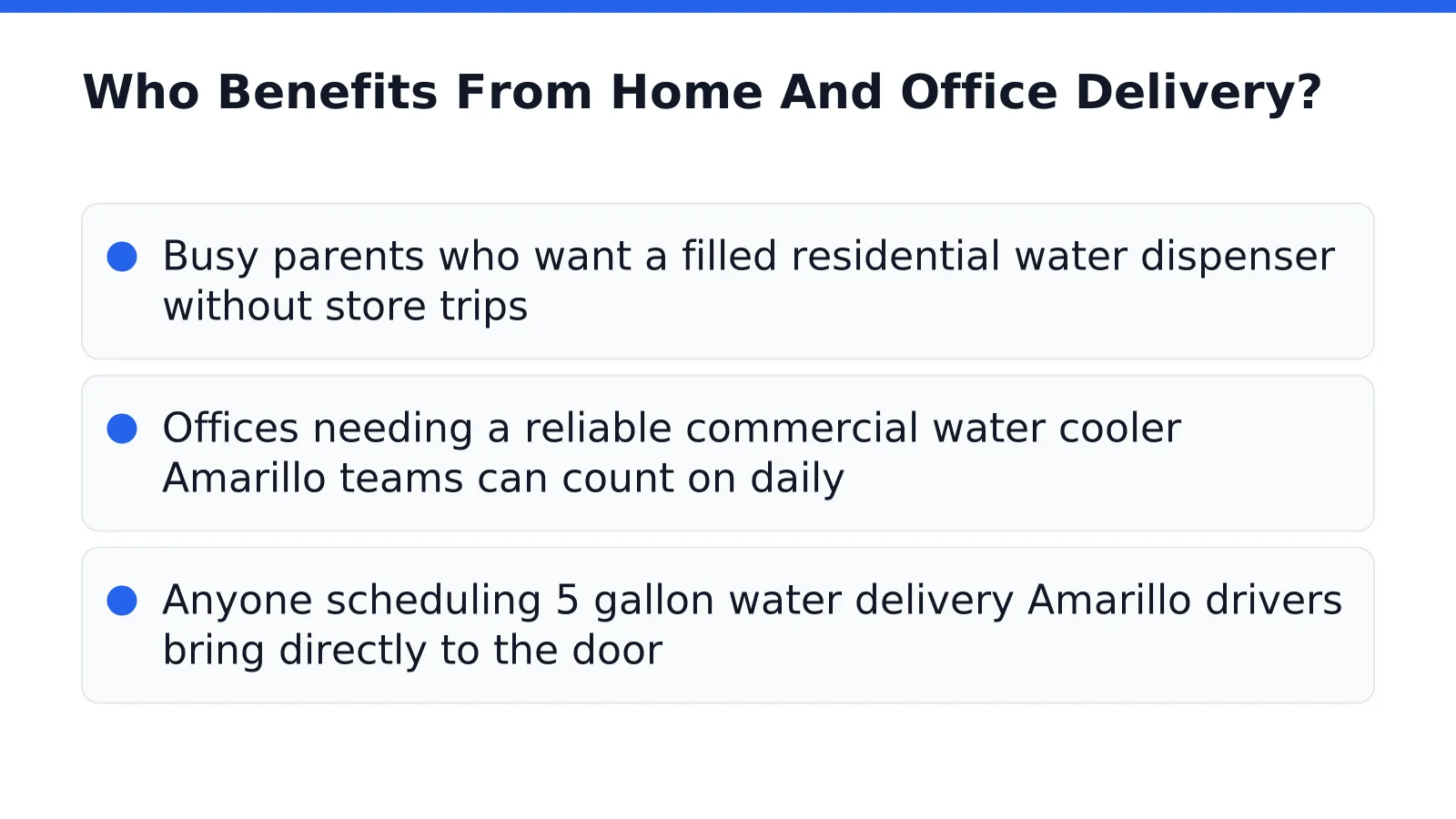Who Benefits From Home And Office Delivery